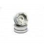 Beadlock Wheels PT-Bullet Silver/Silver 1.9 (2 pcs)