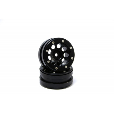 Beadlock Wheels PT- Ecohole Black/Black 1.9 (2 pcs)