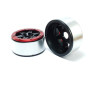Beadlock Wheels PT-Sixstar Black/Red 1.9