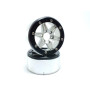 Jantes Beadlock PT-Sixstar Silver/Black 1.9 s/ cubo de roda