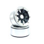 Beadlock Wheels PT-Hammer Black/Silver 1.9 w/o hub